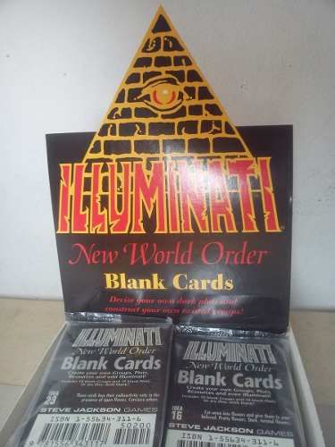 Inwo Illuminati Card Game Blank Cards Boost Pack